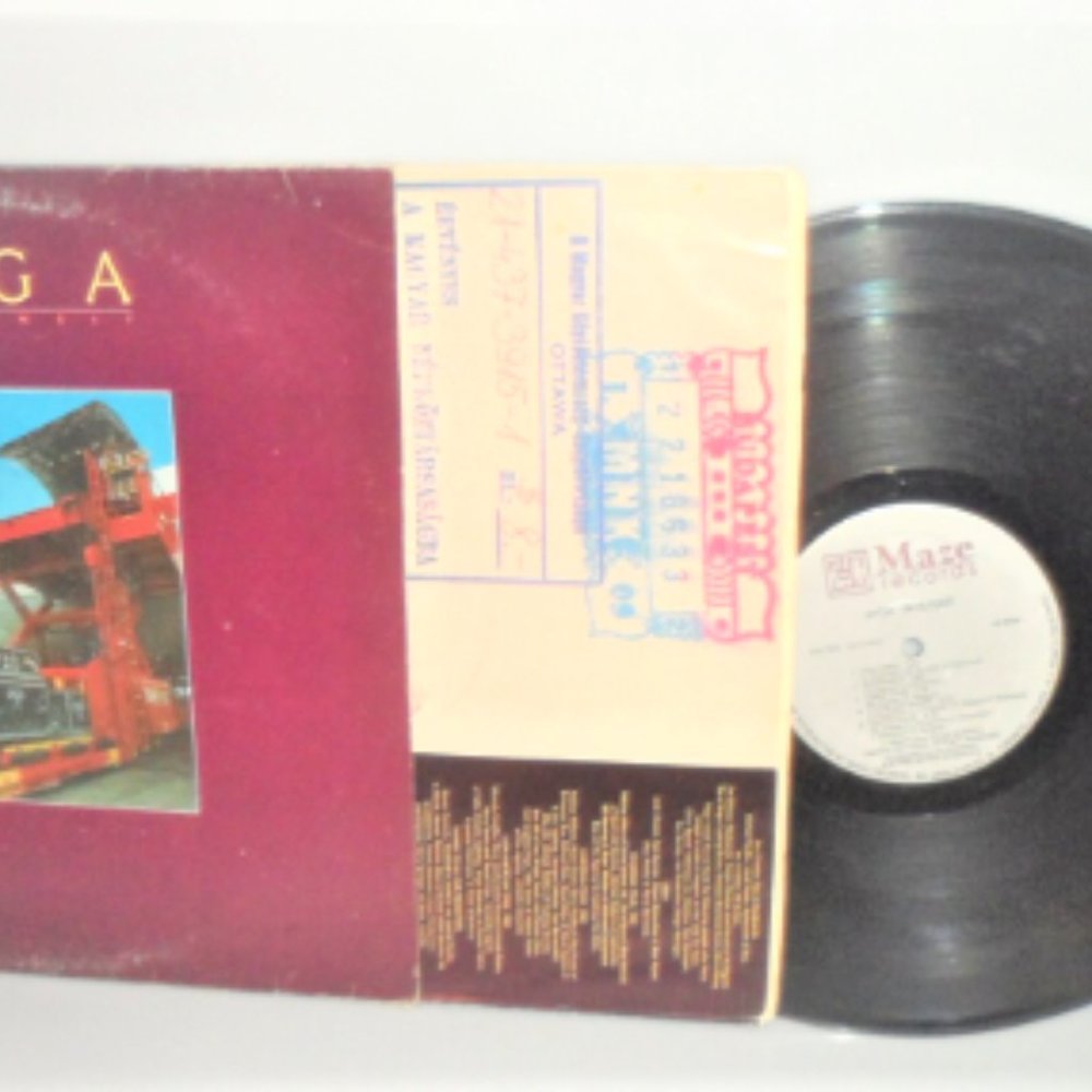 1982 SAGA IN TRANSIT Record Lp by Maze Records #ML8006 Vinyl Record Player